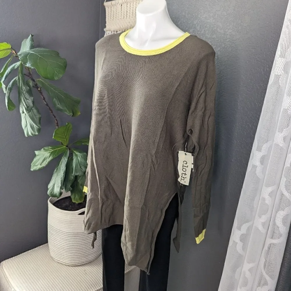 NWT Cloth by Design Olive Sweater Nordstrom